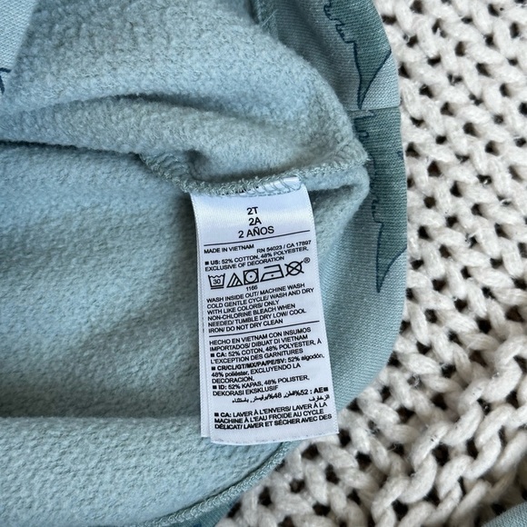 Old Navy Blue Dinosaur Jogger Unisex Toddler Set 2T - Picture 6 of 6